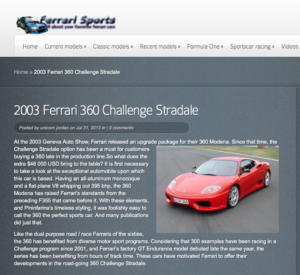 Ferrari Sports